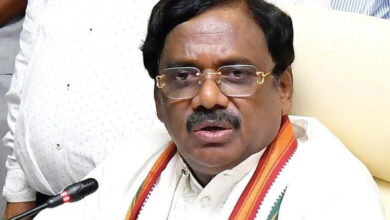 Telangana Labour Minister G Vivek Venkataswamy convoy