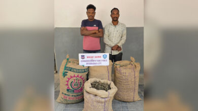 Two drug peddlers arrested with 70 kg ganja