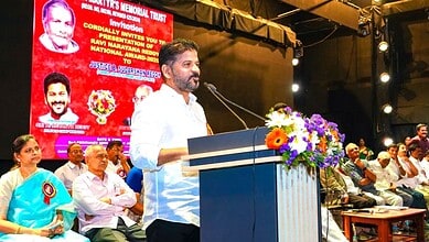 Telangana CM soeaks at an award ceremony in Hyderabad