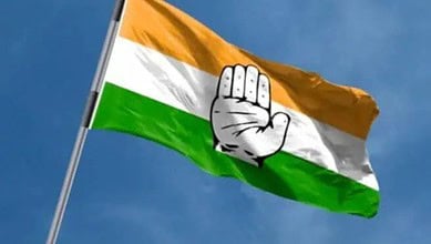 Indian National Congress flag used for representational purposes