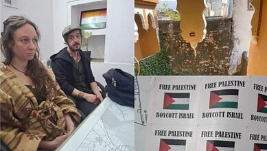 British tourists asked to leave India for pasting 'Free Palestine, Boycott Israel' posters