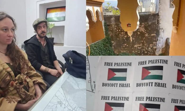 British tourists asked to leave India for pasting 'Free Palestine, Boycott Israel' posters