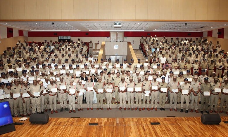 Hyderabad Commissioner of police VC Sajjanar confers awards to 1,446 personnel