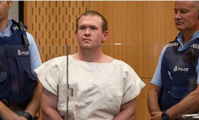 New Zealand mosque shooter Brenton Tarrant appears before a court