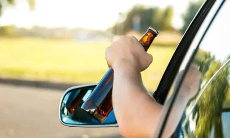 Representational image used to depict drunk driving