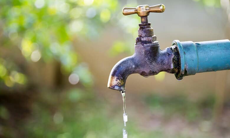 drinking water