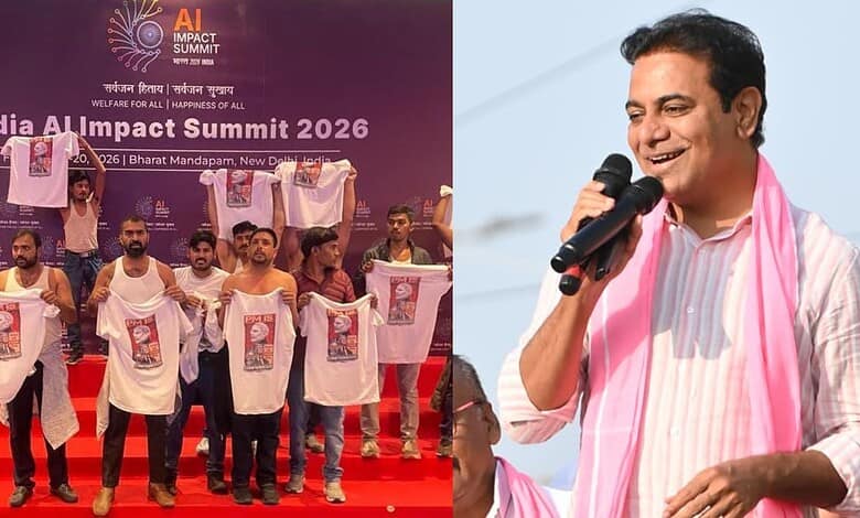 KTR addresses AI Summit, criticising Youth Congress protest for disrupting the event.
