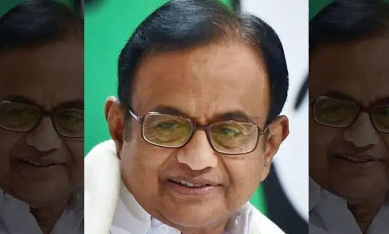Congress leader P Chidambaram