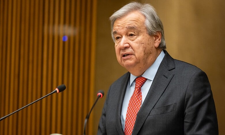 UN Secretary General Antonio Guterres