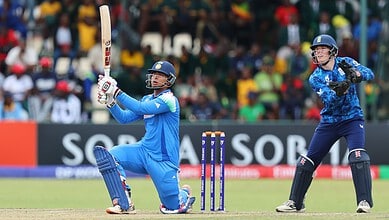 Sooryavanshi against England in U-19 WC match