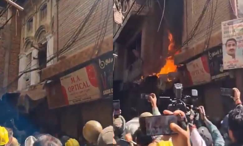 Varanasi man sets shop ablaze, pours petroleum on himself