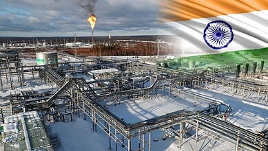 Russian oil field