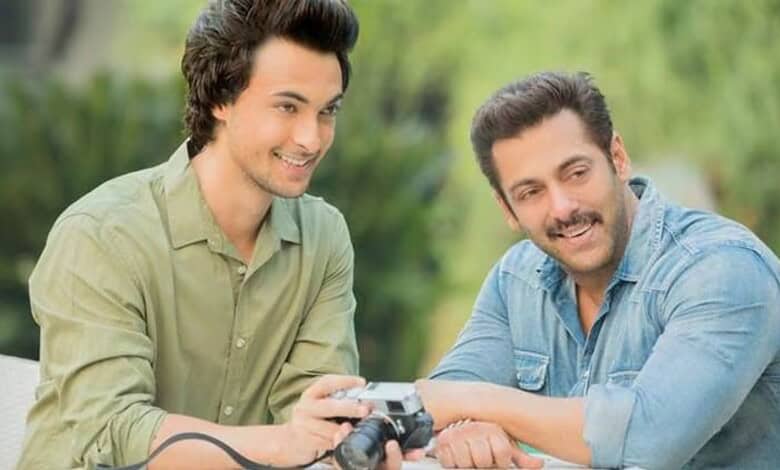 Aayush Sharma and Salman Khan