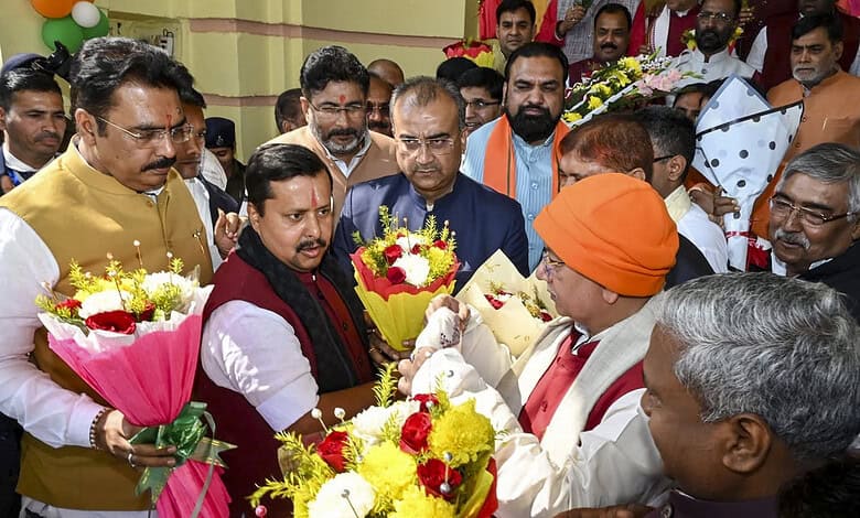 BJP national president Nitin Nabin accorded rousing welcome at Bihar assembly