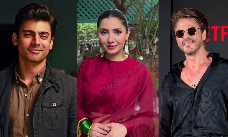 Fawad Khan, Mahira Khan and Shah Rukh Khan