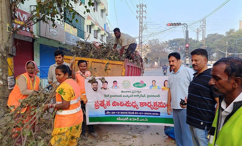 GHMC conducts sanitation drive across 300 wards