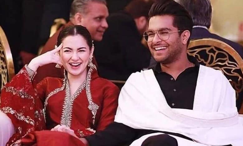 Hania Aamir and Asim Azhar