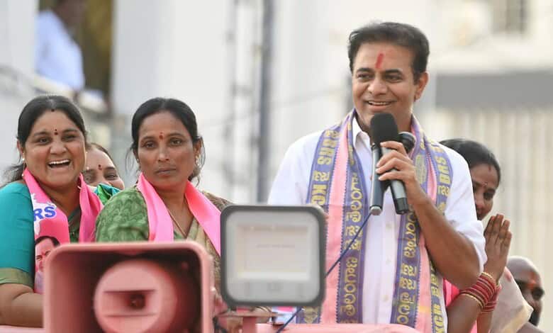 KTR starts municipal election campaign in Sircilla