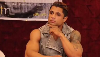 MTV Splitsvilla star Mayank Pawar, aged 37, in a pensive pose during a public appearance.