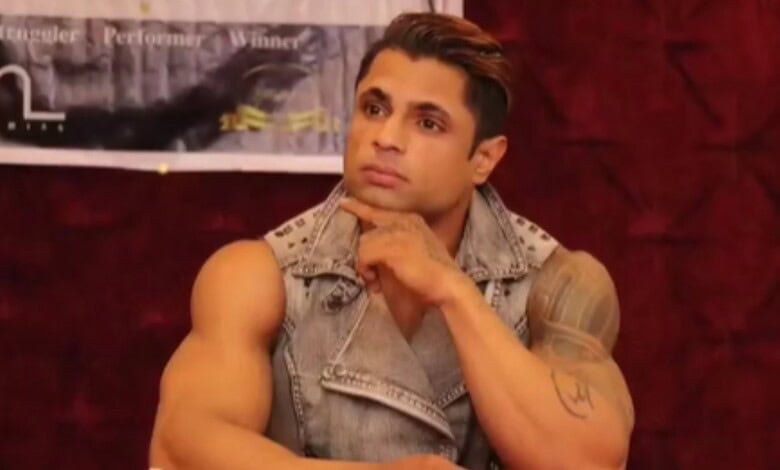 MTV Splitsvilla star Mayank Pawar, aged 37, in a pensive pose during a public appearance.
