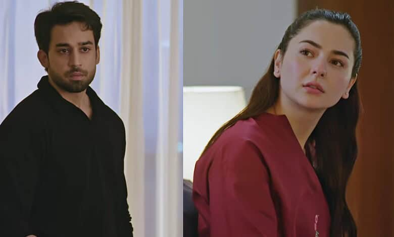 Bilal Abbas Khan and Hania Aamir from Meri Zindagi Hai Tu