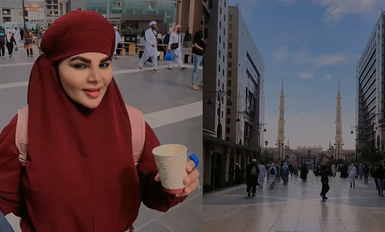 Rakhi Sawant in Madinah