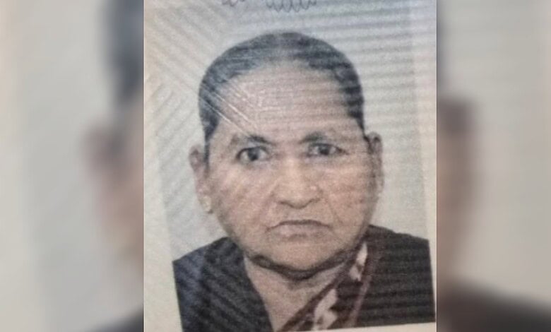 The image of Telangana Umrah pilgrim Gousia Begum who died at Jeddah airport while returning to India.