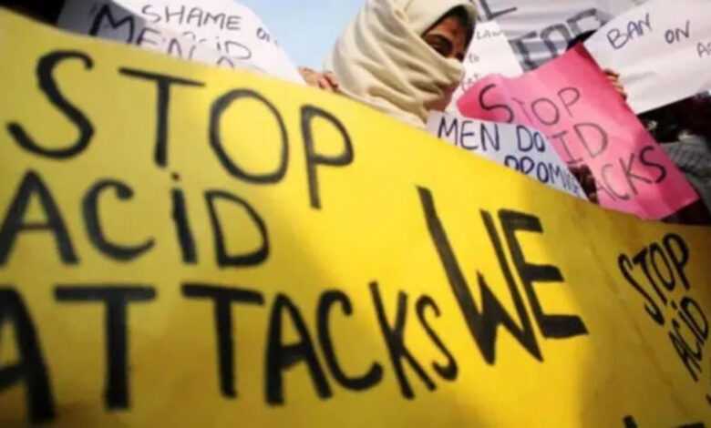 Acid attack