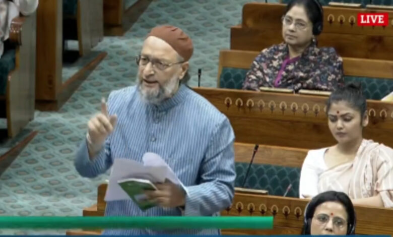 Asaduddin Owaisi in Parliament Budget Session