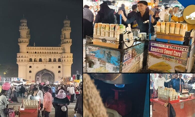 Hyderabad's Charminar area faces fire risk due to LPG cylinders at stalls