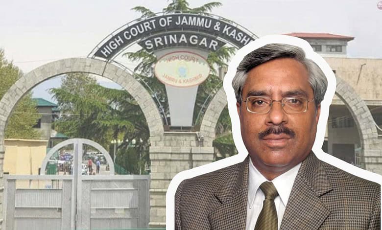 Dainik Jagran editor outside Srinagar court, facing trial for controversial comments on J-K man.