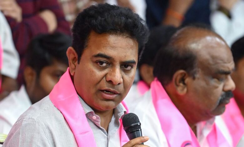 Bharat Rashtra Samithi (BRS) working president KT Rama Rao