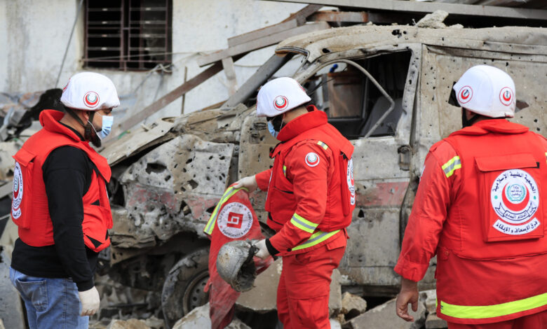 Lebanese paramedics