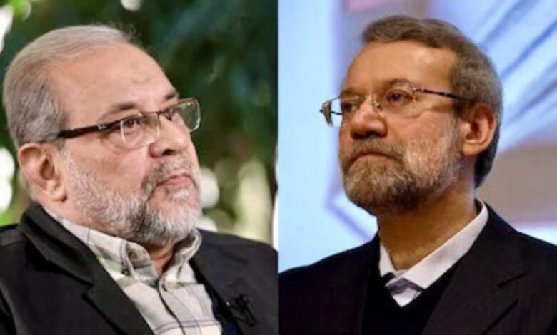 Mohammad Bagher Zolghadr and Ali Larijani
