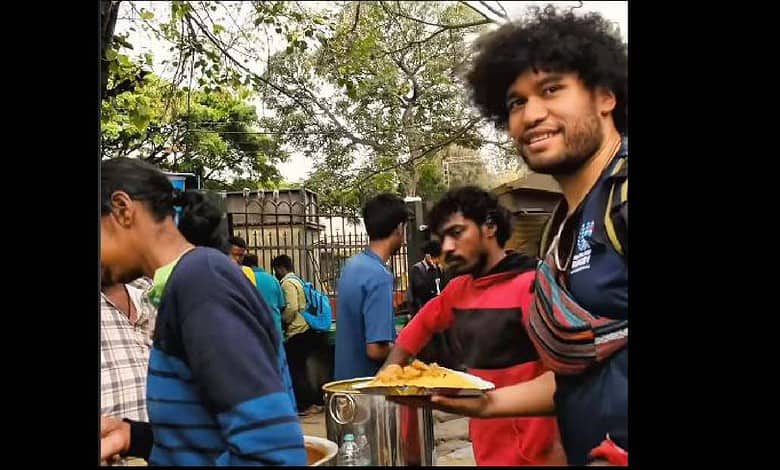 Musician reacts to free Biryani in India