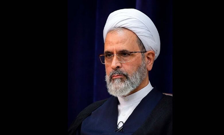 Alireza Arafi, Iran's interim religious leader, shown in a professional portrait.