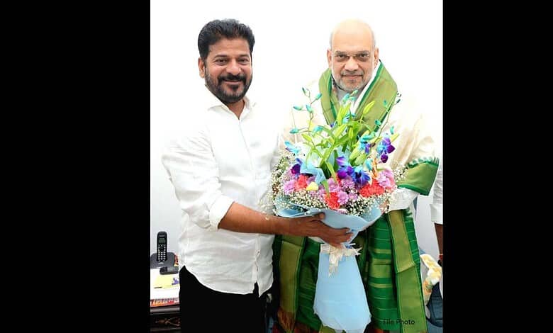 Telangana CM Revanth meets Amit Shah to discuss IPS officer allocations.