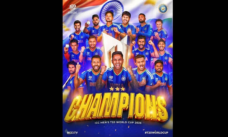 Indian Cricket team after winning T20 World cup