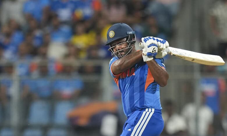 India vs England cricket match, T20 World Cup final, player in action.