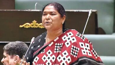 Telangana minister Seethakka.