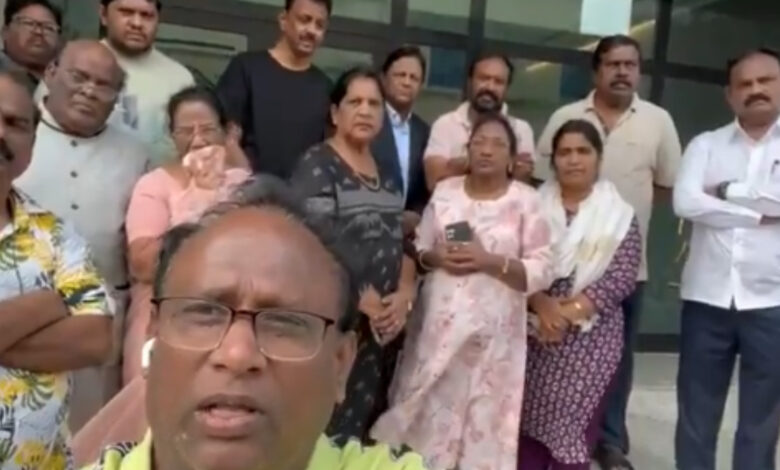 Stranded Telugu tourists in Bahrain