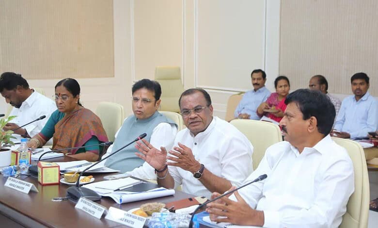 Telangana cabinet sub committee meeting on Godavari Pushkaralu