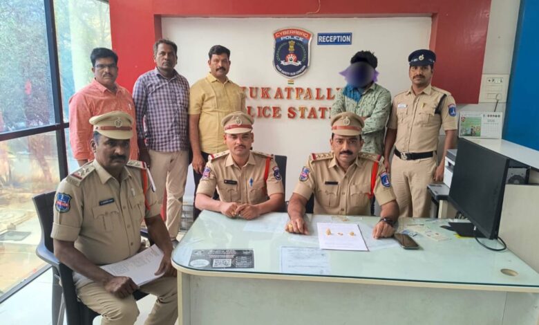 Video: One arrested for robbing popular gold shops in Kukatpally