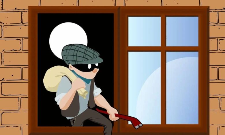 Representational image used to depict burglary
