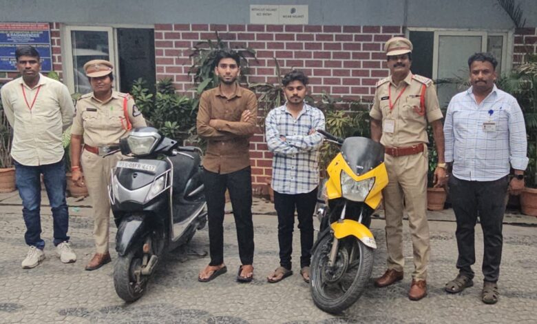 Two held for performing bike stunts near Telangana Secretariat