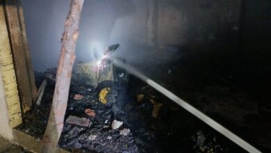 A Kiran store was gutted in Medak