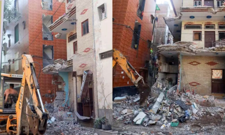 Uttam Nagar house demolished