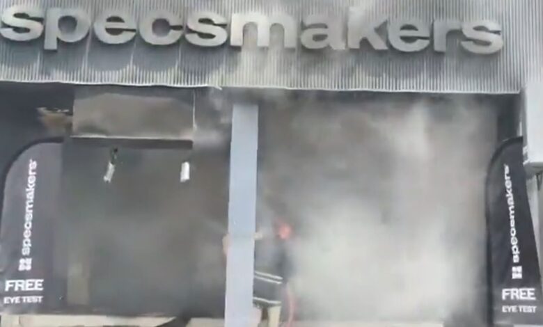 Fire at optical shop in Hyderabad's Bowenpally, no injuries