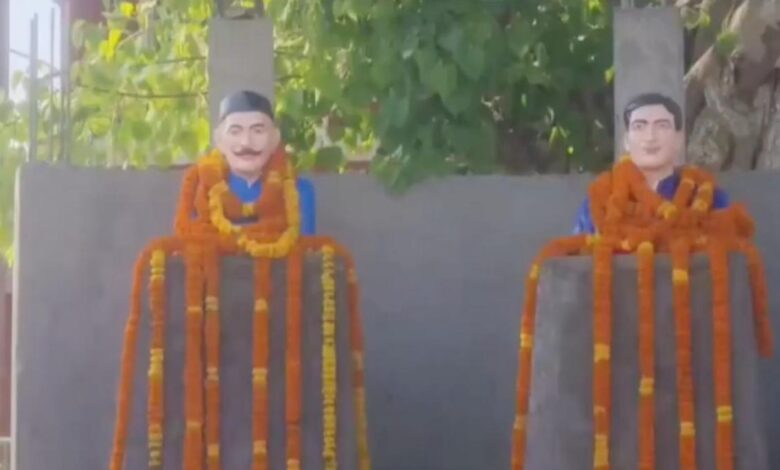 Row erupts in Shahjahanpur over reinstalled 'old' statues of Kakori martyrs