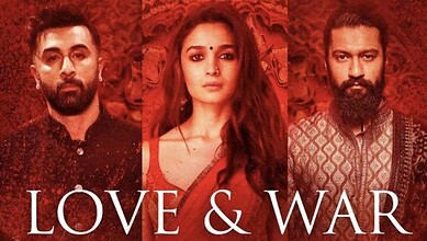 Ranbir Kapoor, Alia Bhatt, and Vicky Kaushal during reshoots for 'Love & War' film.